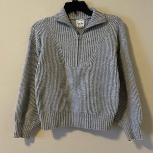 Quarter zip sweater